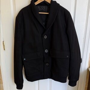 Black Rivet Men's Black wool Jacket
